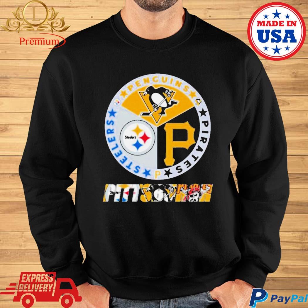 Pittsburgh Steelers penguins pirates city champions T-shirts, hoodie,  sweater, long sleeve and tank top