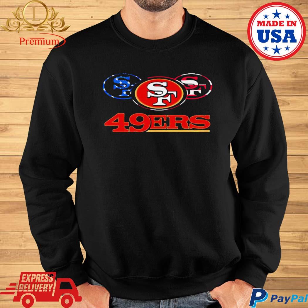 San francisco 49ers 4th of july 2023 shirt, hoodie, sweater, long sleeve  and tank top