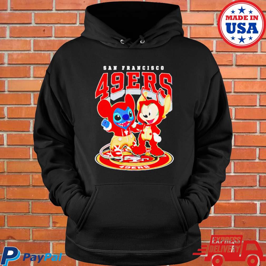 Official San francisco 49ers baseball stitch and mickey T-shirt, hoodie,  tank top, sweater and long sleeve t-shirt