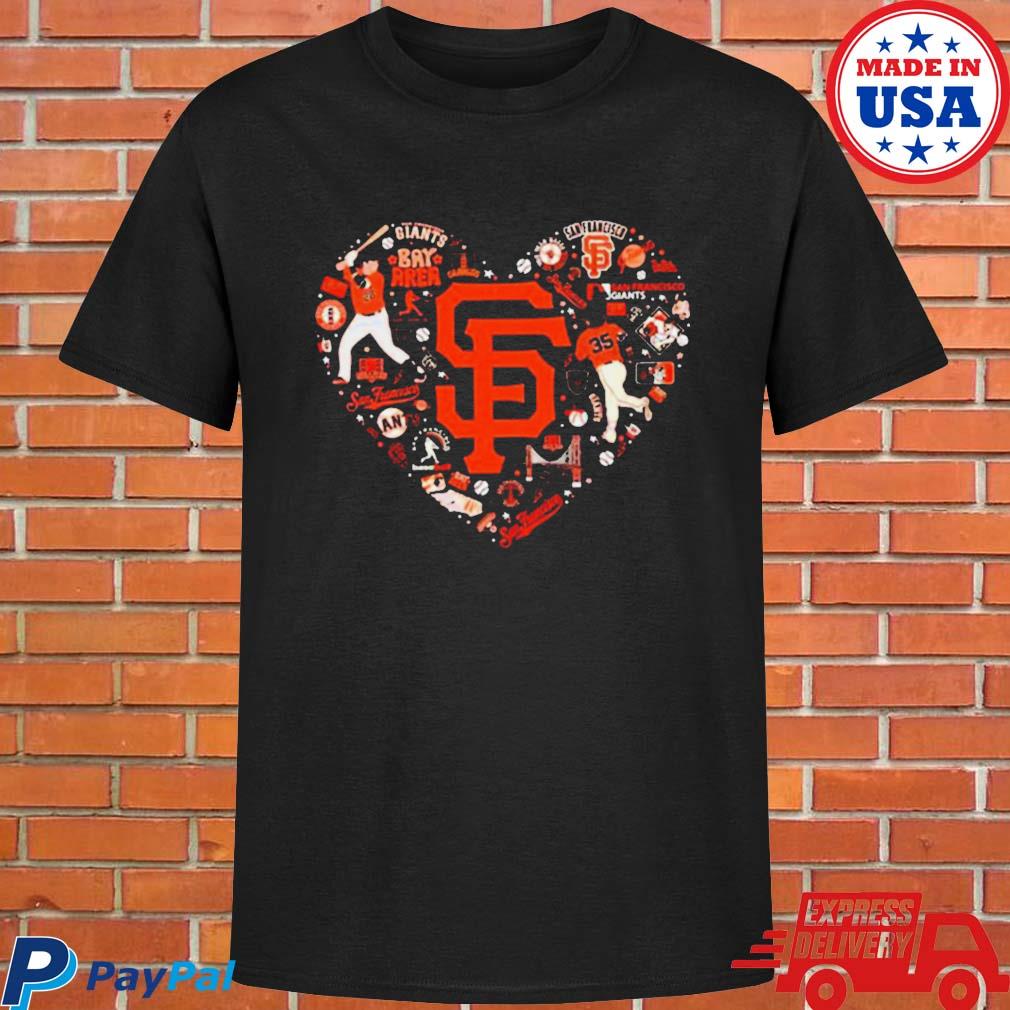 San Francisco Giants Icons Heart 2023 shirt, hoodie, sweater, long