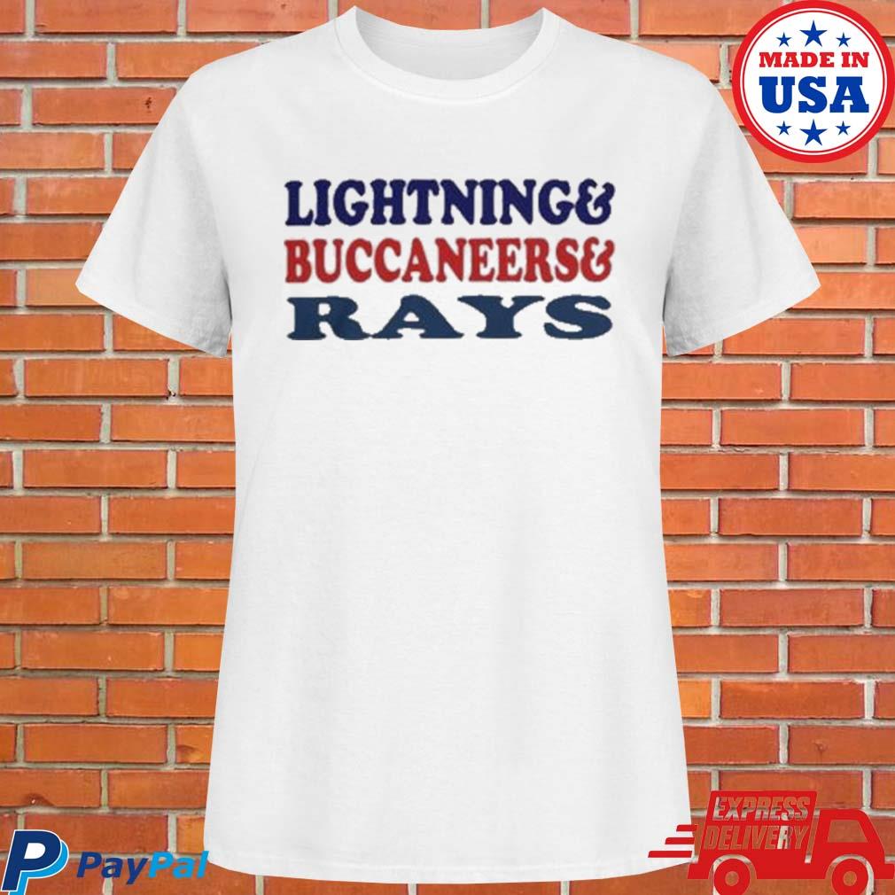 Tampa Bay Buccaneers Lightning Rays logo mashup shirt, hoodie