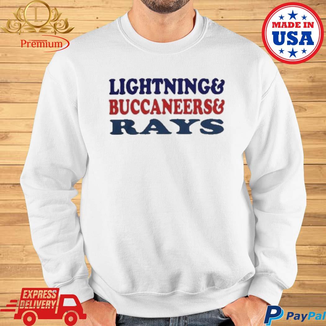 Tampa Bay Buccaneers Lightning Rays logo mashup shirt, hoodie