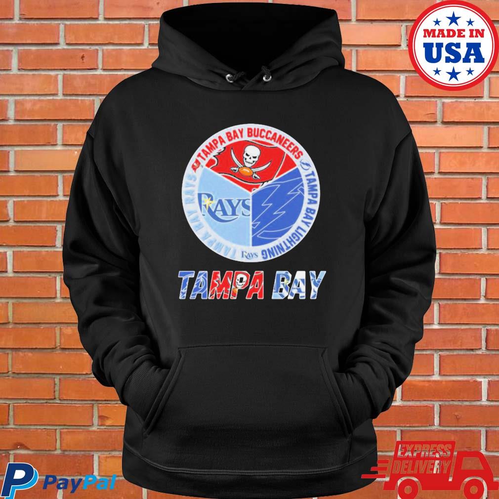 Tampa Rays Buccaneers Lightning logo shirt, hoodie, sweater, long