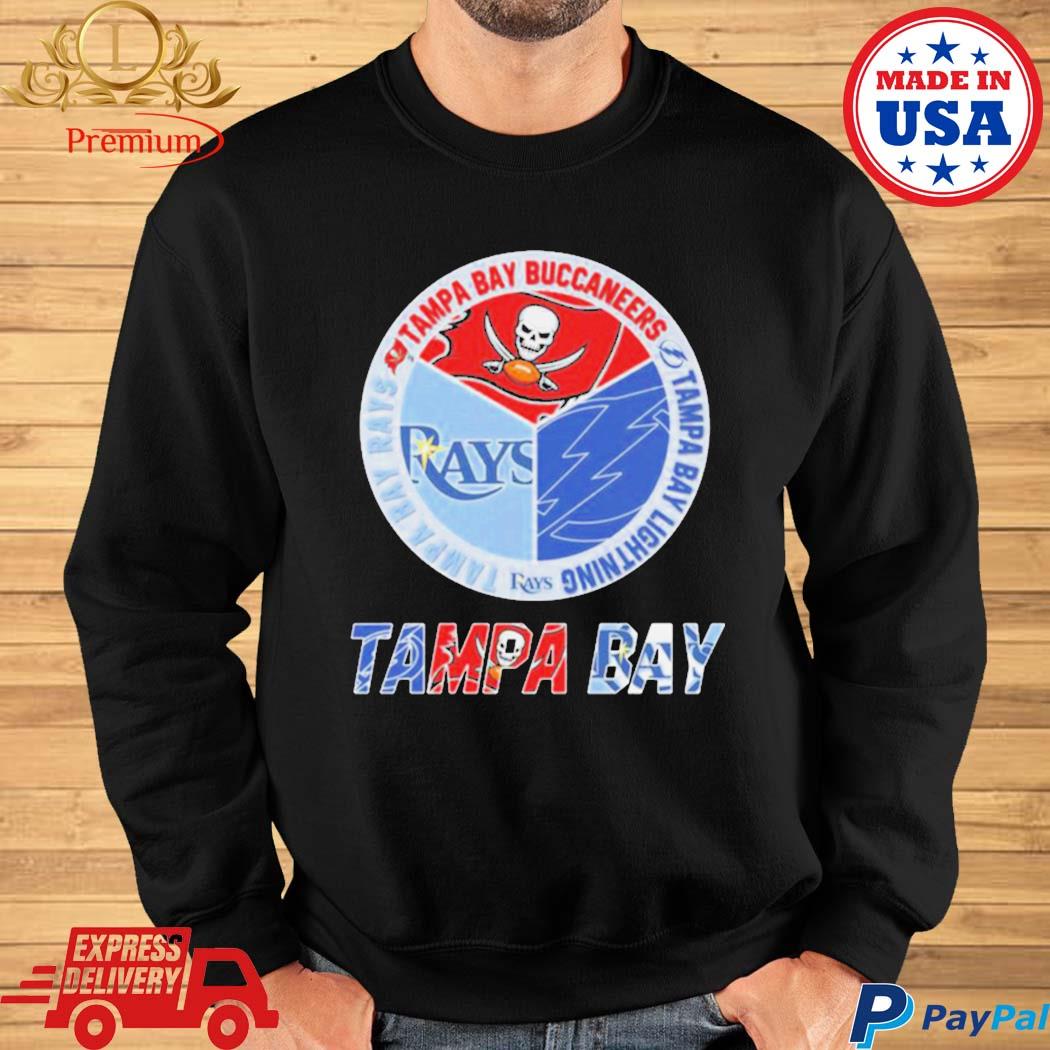 Tampa Rays Buccaneers Lightning logo shirt, hoodie, sweater, long