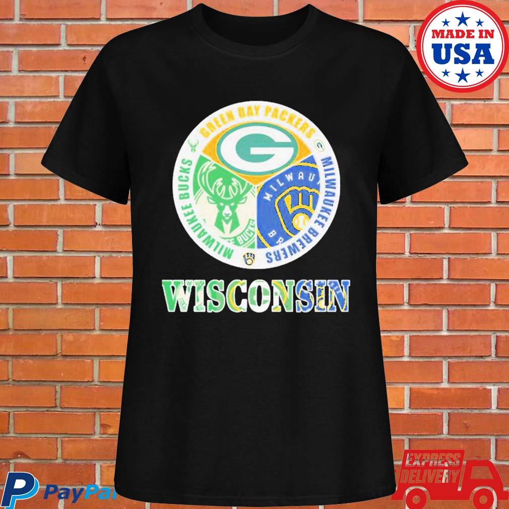 Official Wisconsin Green Bay Packers milwaukee brewers and