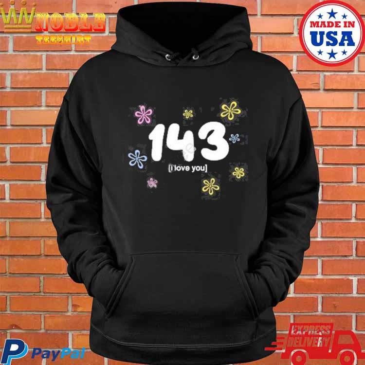 Official 143 punz merch punz 143 I love you pullover T shirt