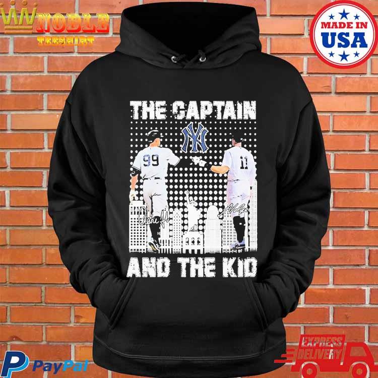 Official aaron Judge And Brett Gardner The Captain And The Kid Signatures  Shirt, hoodie, sweater, long sleeve and tank top