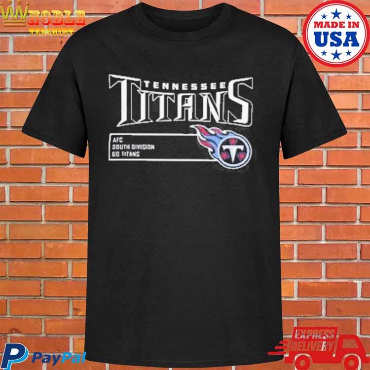 Official AFC south Division go Tennessee Titans logo 2023 T-shirt