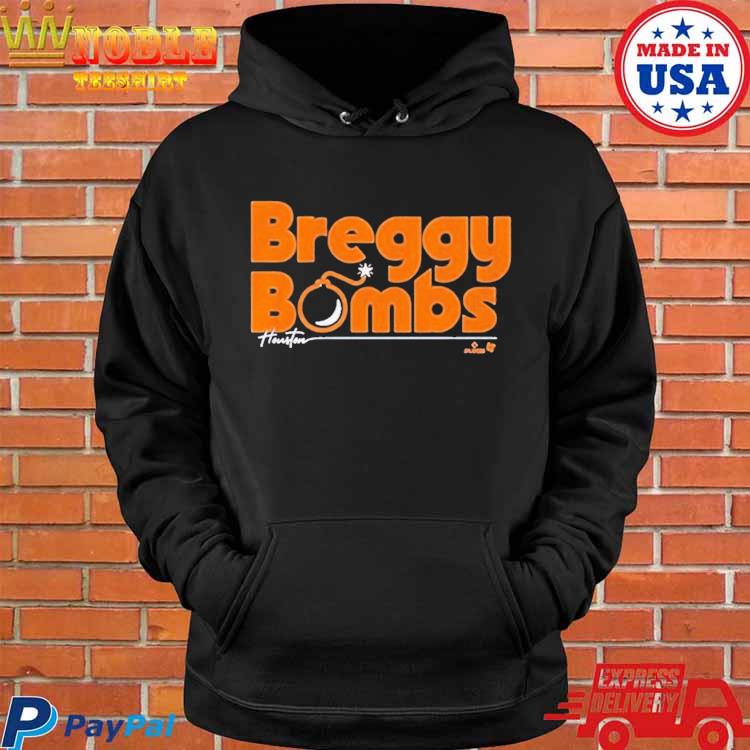 Official Alex bregman breggy bombs T-shirt, hoodie, tank top, sweater and  long sleeve t-shirt