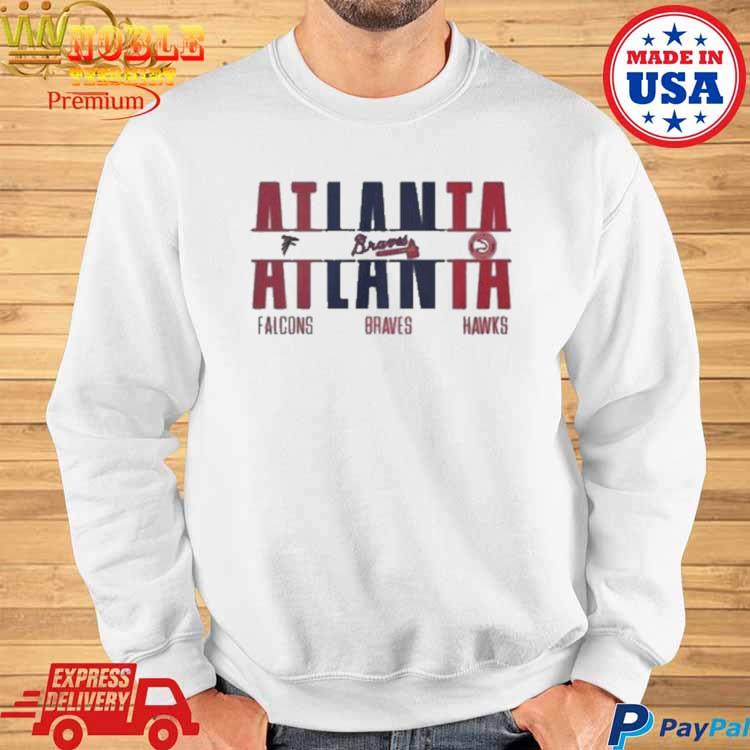 Official Georgia atlanta braves falcons hawks T-shirt, hoodie, tank top,  sweater and long sleeve t-shirt