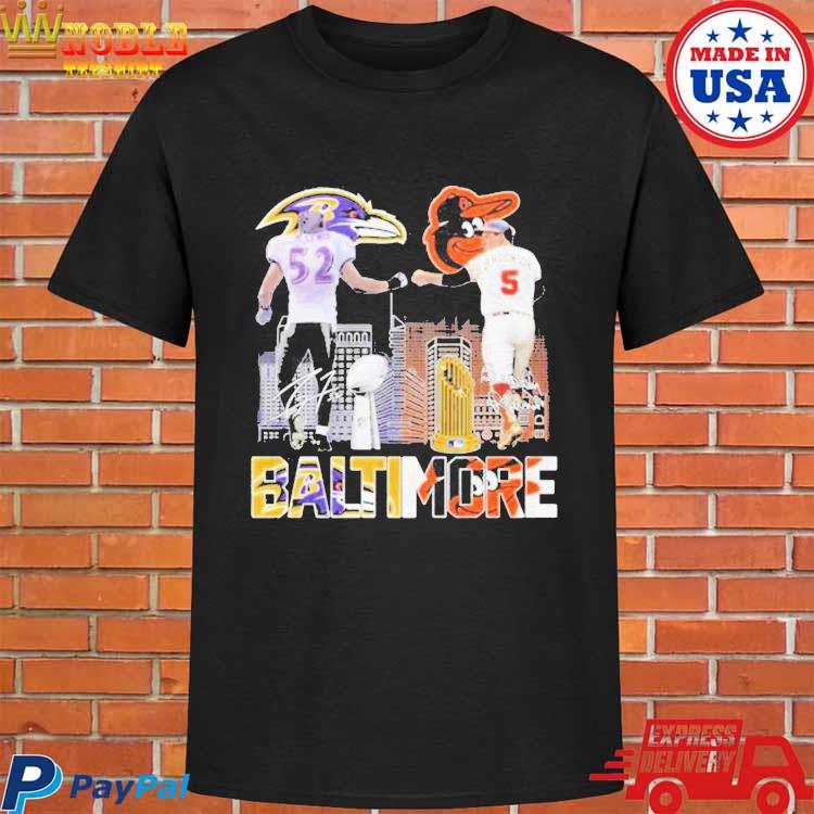 Official Baltimore Ravens Orioles Lewis And Robinson City