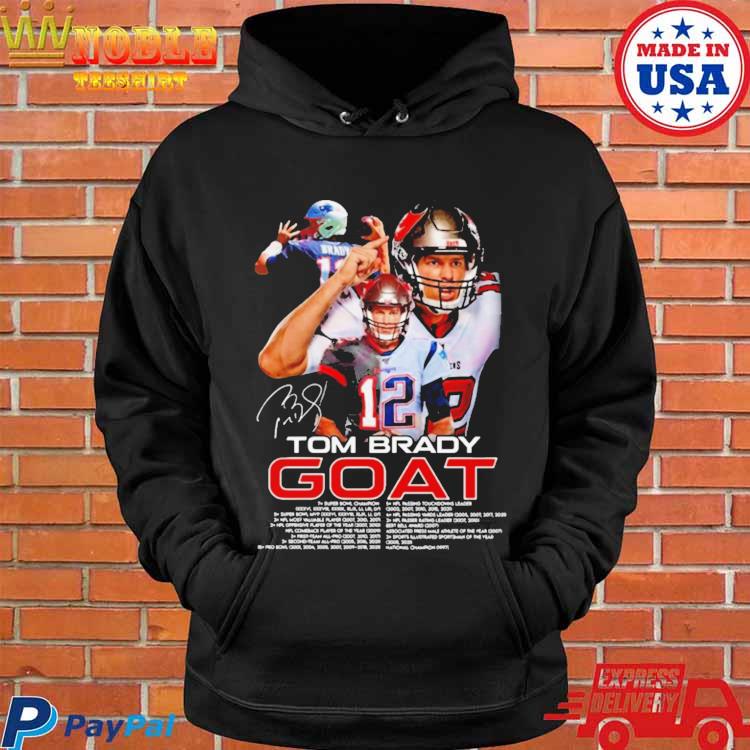 Official Tom Brady GOAT 2022 Shirt, hoodie, sweater, long sleeve and tank  top