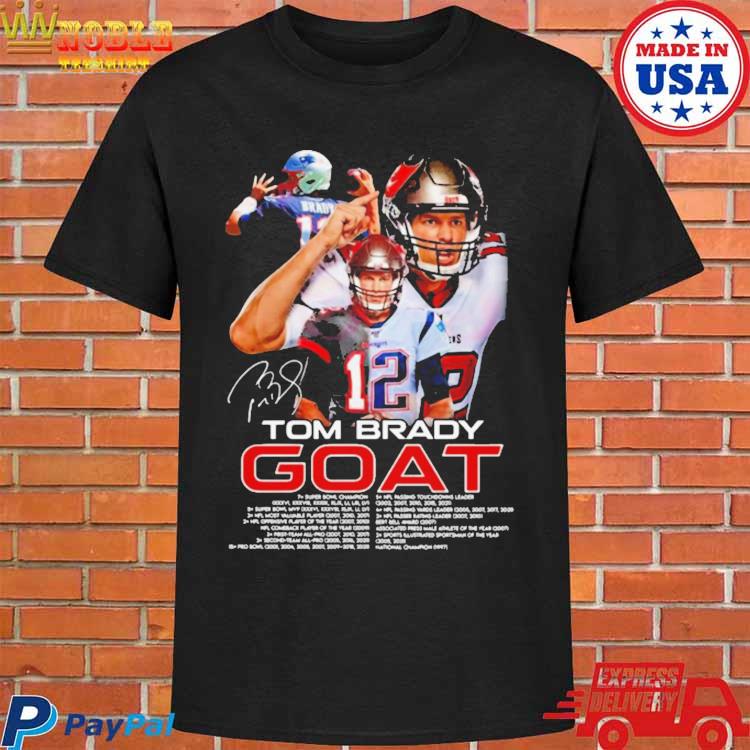 Tom Brady Goat T-Shirts for Sale