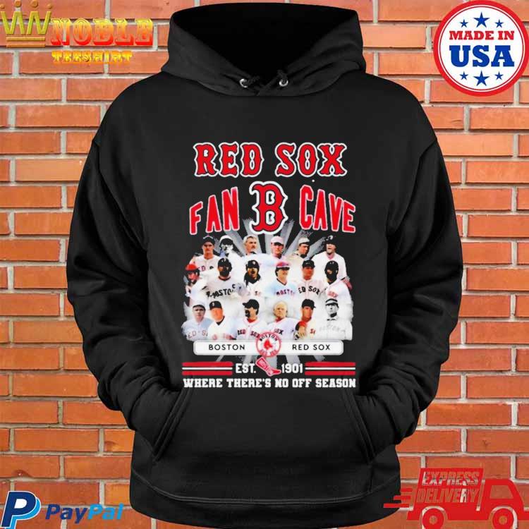 Official boston red sox est 1901 where there no off season 2023 T-shirts,  hoodie, tank top, sweater and long sleeve t-shirt