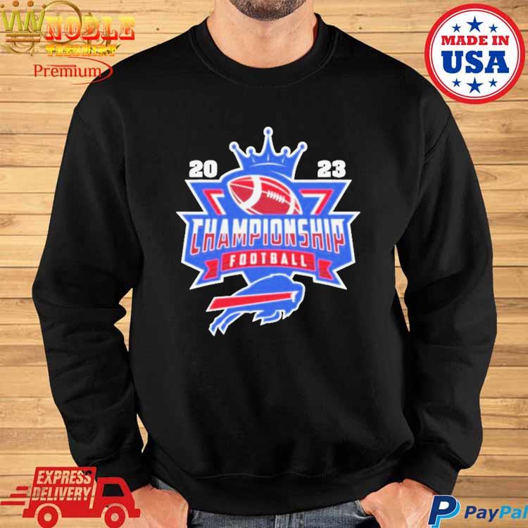 Official Buffalo Bills Football NFL 2023 championship crown logo T-shirt,  hoodie, tank top, sweater and long sleeve t-shirt