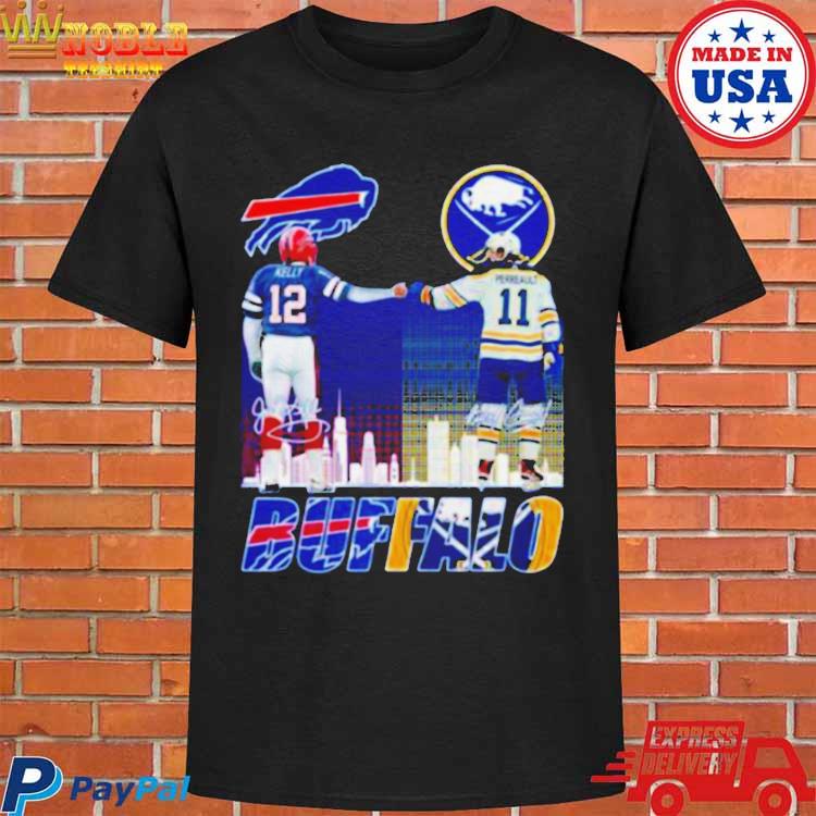 Buffalo Bills Kelly And Sabres Perreault City Champion T Shirt