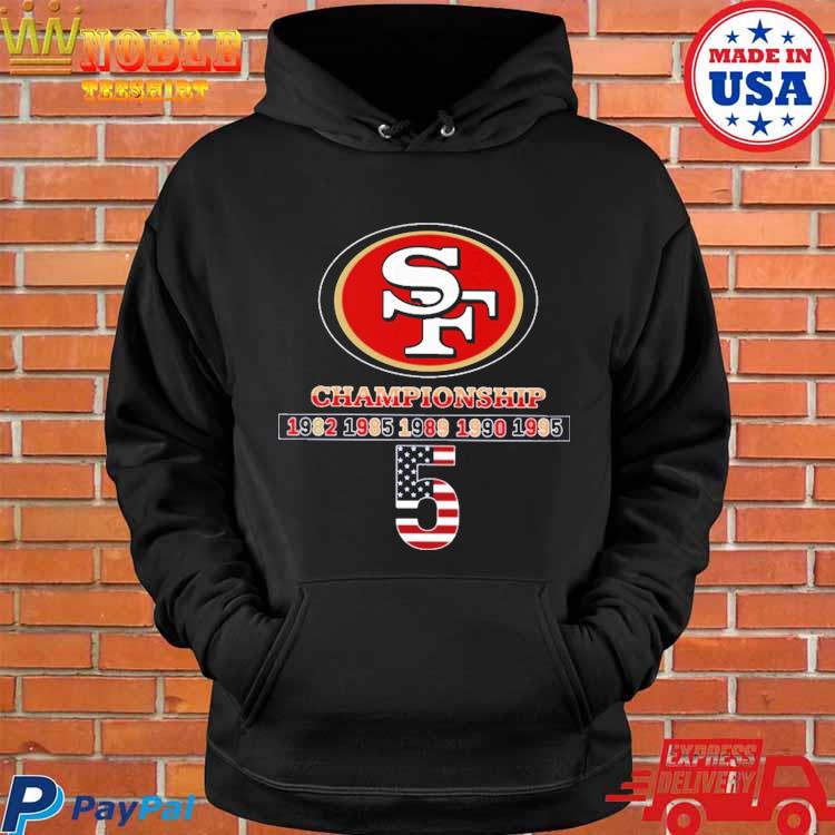 49ers t shirt hoodie