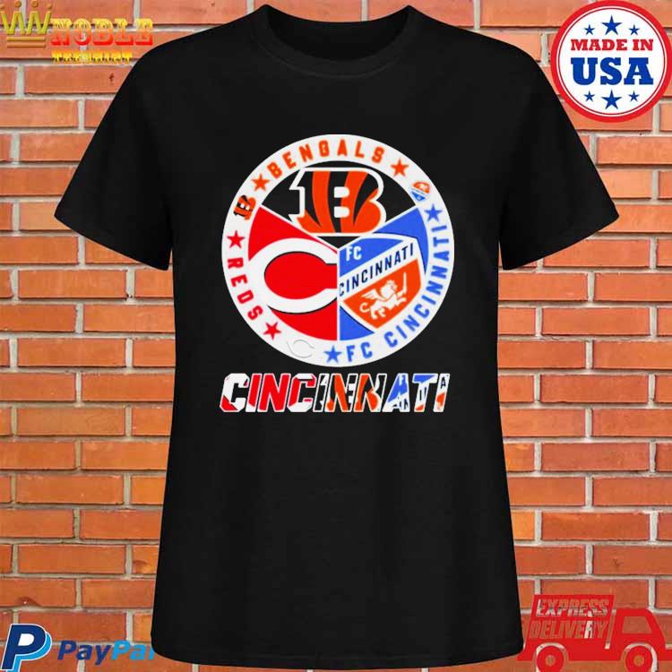 Cincinnati Reds Cincinnati Bengals Fc Cincinnati logo shirt, hoodie,  sweater, long sleeve and tank top