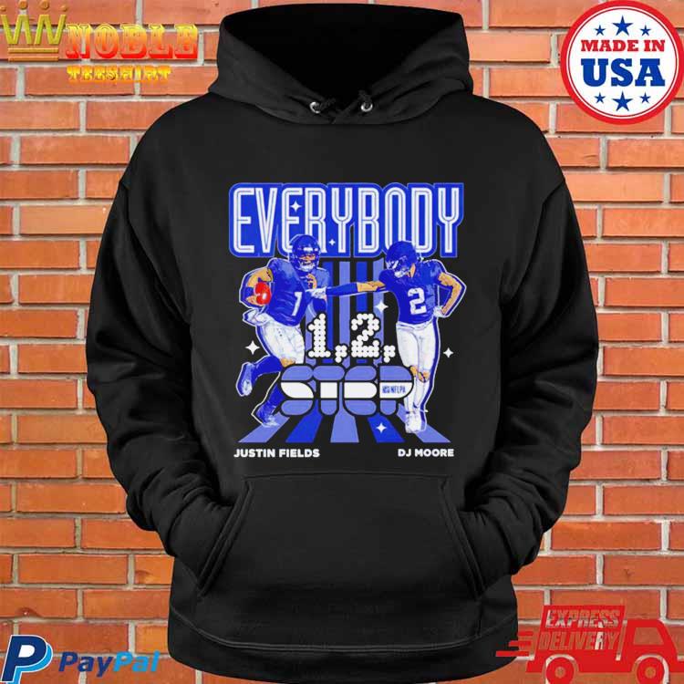 D.J. Moore And Justin Fields Everybody Chicago Bears 1 2 Step T-Shirt,  hoodie, sweater and long sleeve