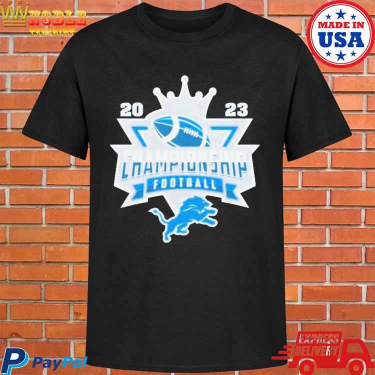 Detroit Lions NFL Team Logo White T-Shirt