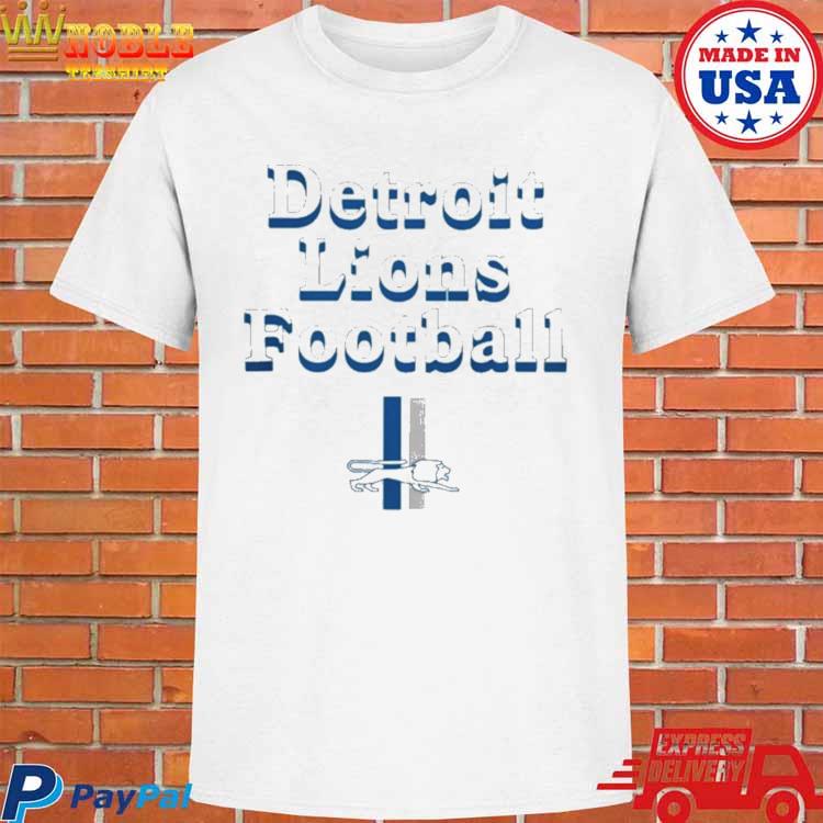 Detroit Lions Nfl X Darius Rucker Collection Logo Football Shirt