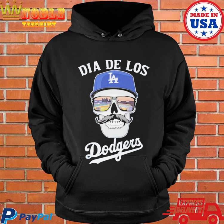 Official Dia de los Dodgers skull T-shirt, hoodie, tank top