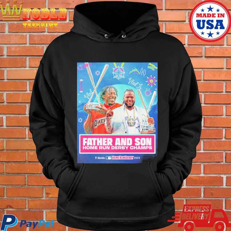 Father And Son Home Run Derby Champs Vlad Guerrero Jr Champions HR Derby  2023 T-Shirt - Binteez