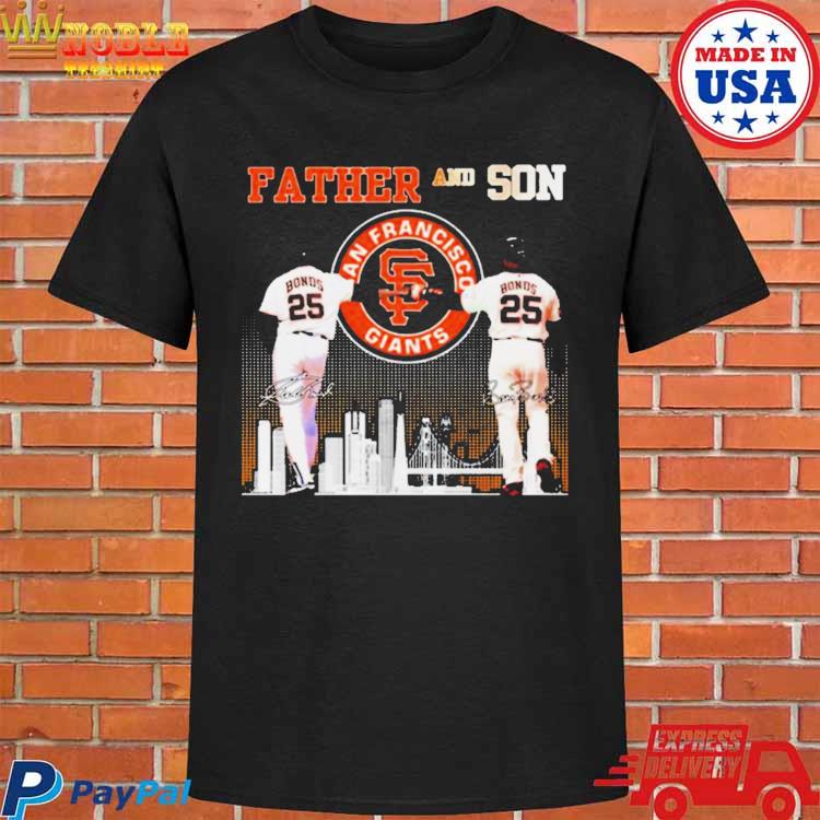 Father And Son San Francisco Giants Bonds T Shirt - Growkoc