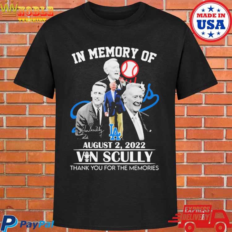 Official in Memory Of Vin Scully Memories T Shirt, hoodie, sweater