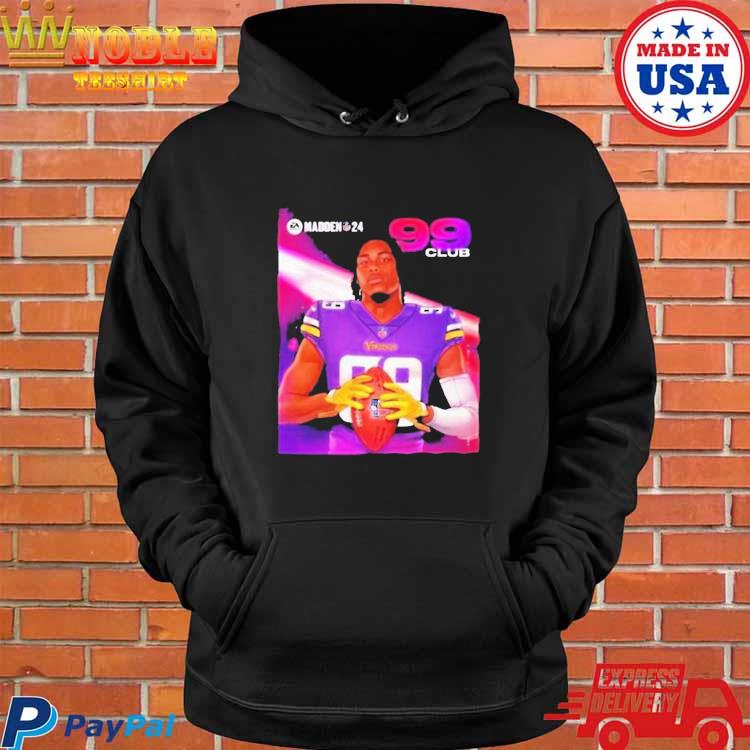 Justin Jefferson Minnesota Vikings Youth Black Name & Number Logo Long  Sleeve T-Shirt 