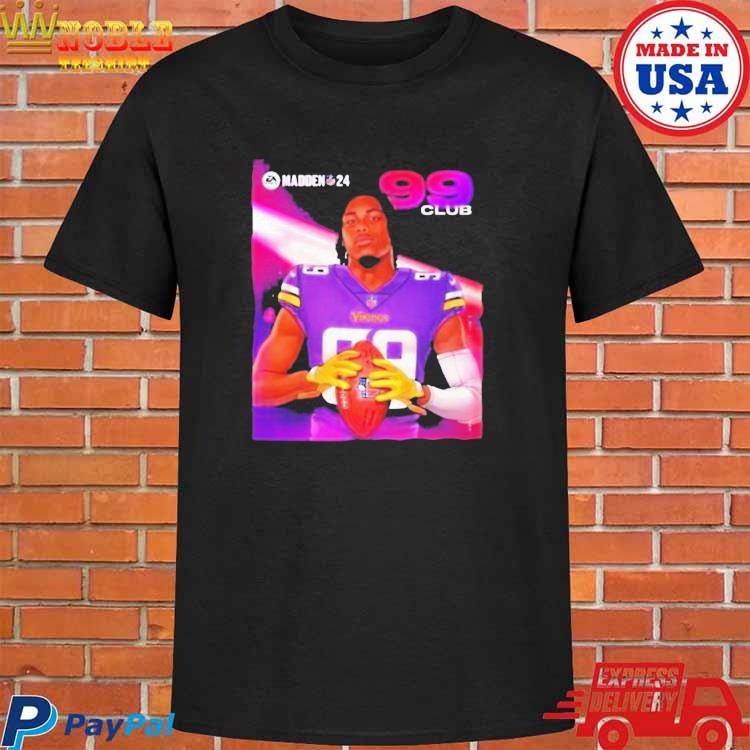 Official Justin jefferson Minnesota vikings 99 club madden 24 T-shirt,  hoodie, tank top, sweater and long sleeve t-shirt