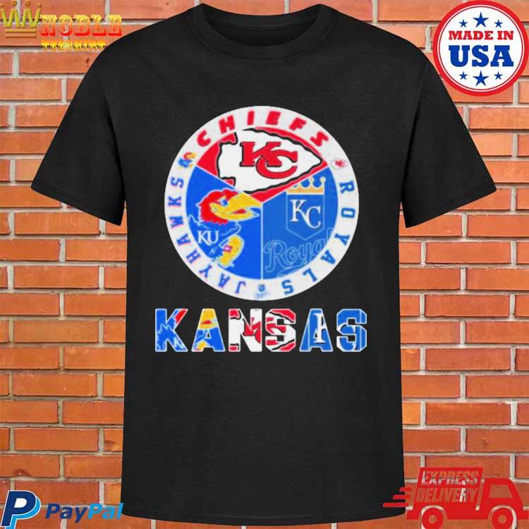 Shirts  Kansas Chiefs Kansas City Royals Kansas Jayhawks Gift Tee