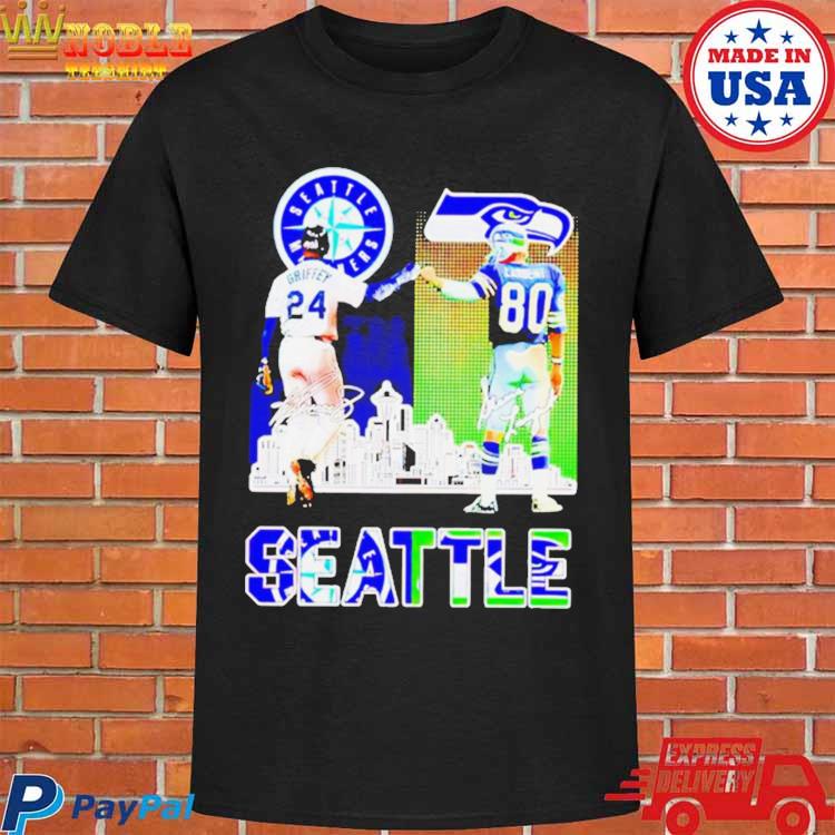 Seattle Ken Griffey Jr. and Steve Largent 2023 season signatures shirt,  hoodie, sweater, long sleeve and tank top