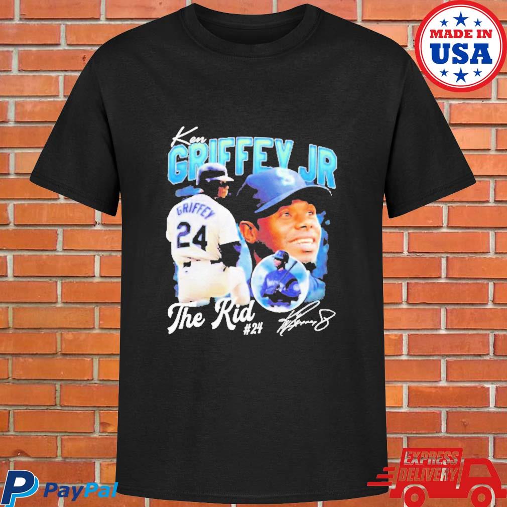 Ken Griffey Jr The Kid Basketball Legend Signature Vintage T-shirt - Ink In  Action