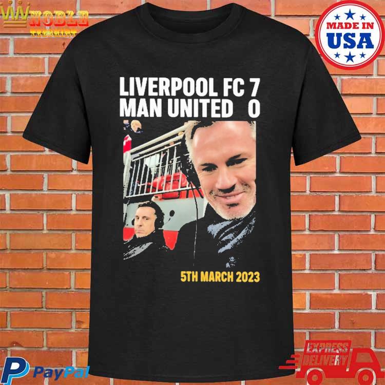 Official Liverpool Fc 7 Man United 0 T-shirt Ladies Tee