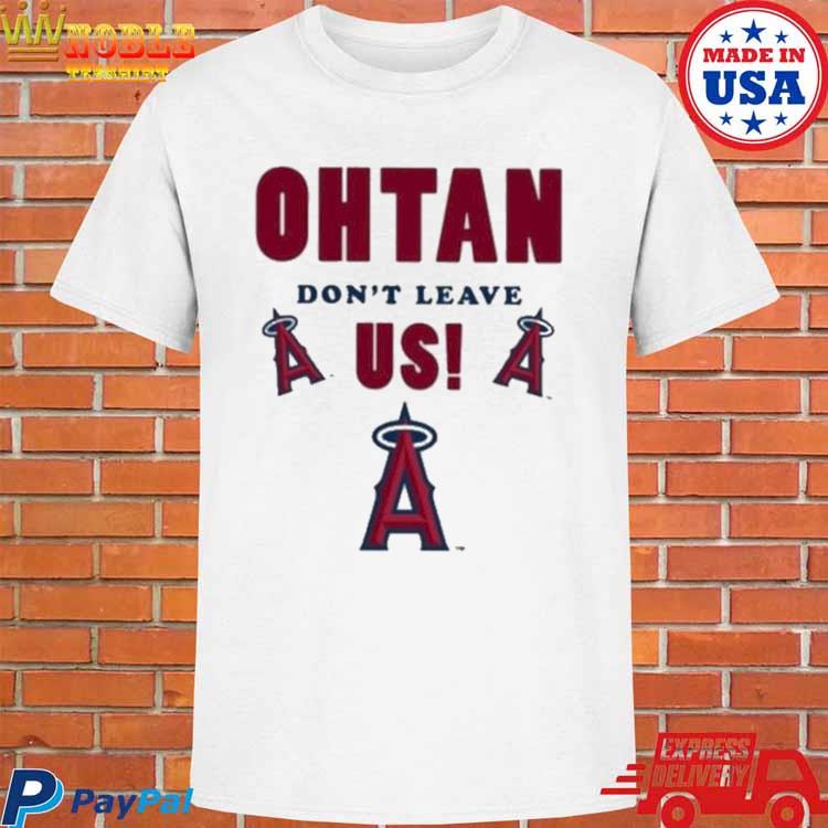 Women's Shohei Ohtani Red Los Angeles Angels Plus Size Name & Number V-Neck  T-Shirt