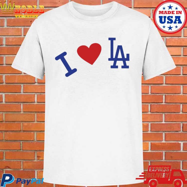Los Angeles Dodgers Heart Lolly Tee Shirt 5T / Royal Blue