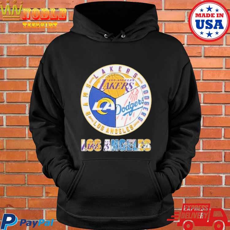 Official Los Angeles Lakers Dodgers Rams City Champions 2023 Logo