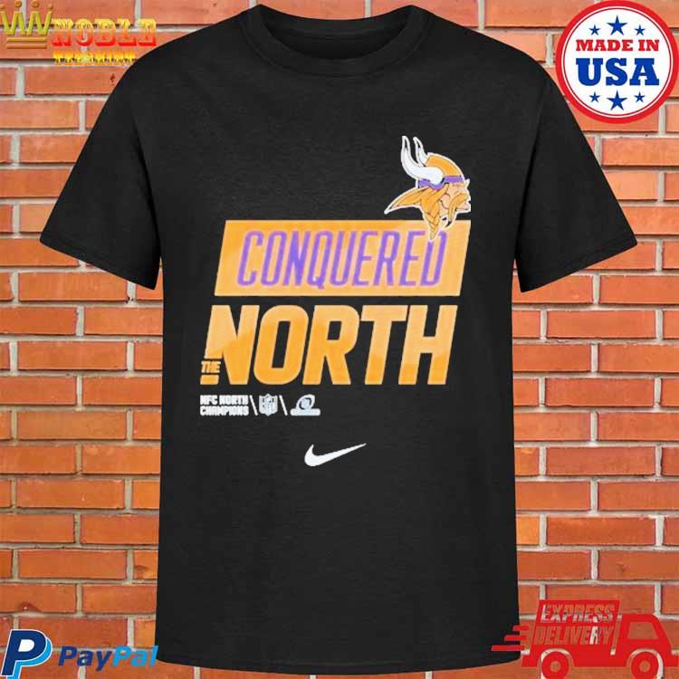 Official Minnesota Vikings Conquered North the NFC North Champions 2023  Nike shirt, hoodie, sweater, long sleeve and tank top