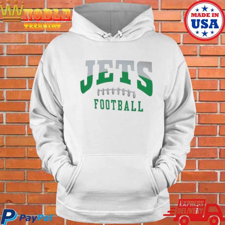 Mitchell & Ness Youth New York Jets Wordmark White Pullover Hoodie