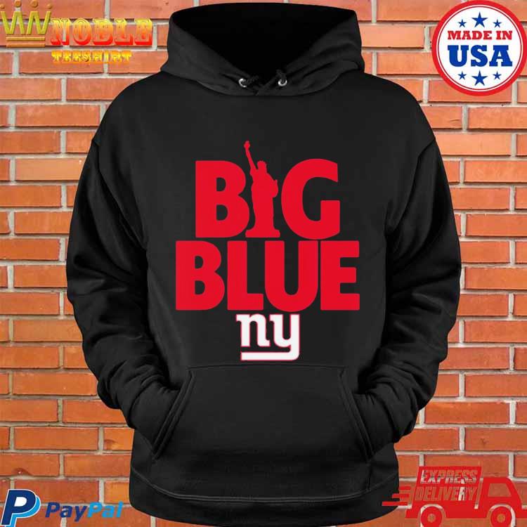 New York Giants big blue American foolball logo shirt - Limotees