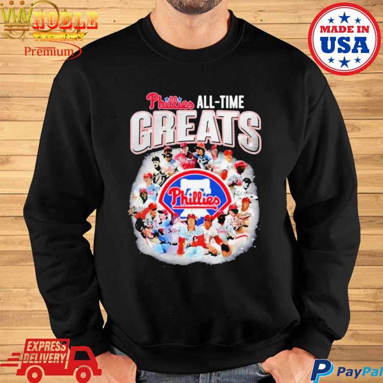 Philadelphia Phillies all-time greats signatures t-shirt by To-Tee