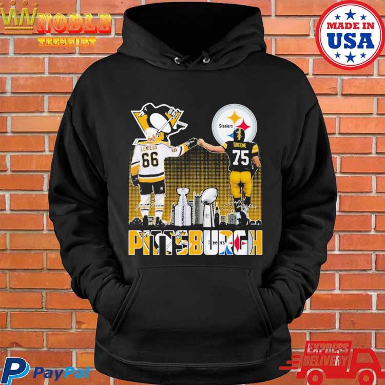 Official pittsburgh Penguins Lemieux And Steelers Greene City Champions  Shirt, hoodie, sweater, long sleeve and tank top