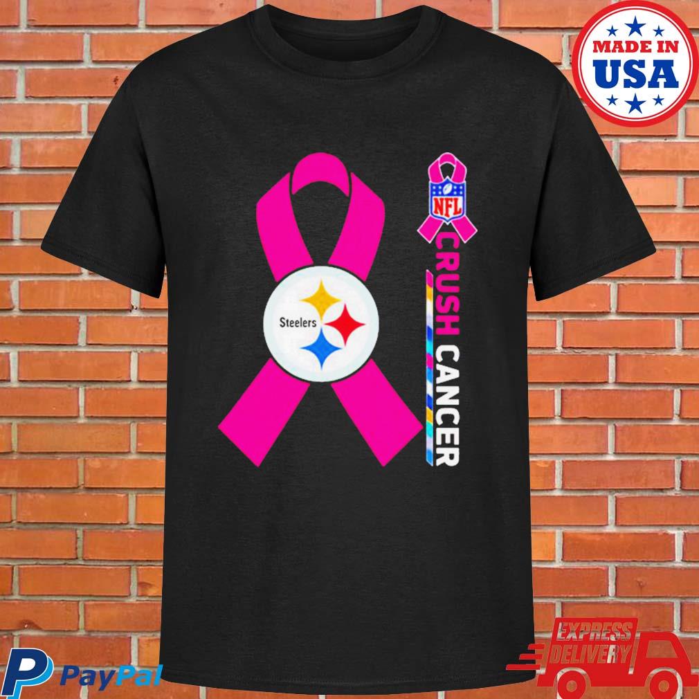 Official Pittsburgh Steelers NFL crush cancer T-shirt, hoodie, tank top,  sweater and long sleeve t-shirt
