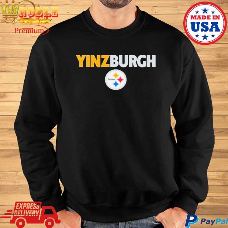 Pittsburgh Steelers team yinz burgh American foolball logo shirt, hoodie,  sweater, long sleeve and tank top