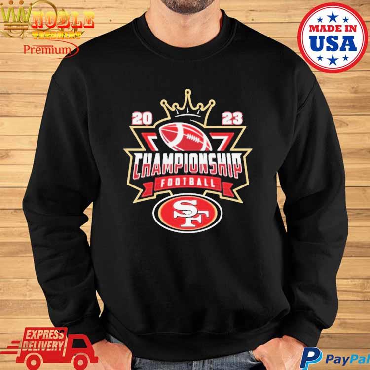 San Francisco 49ers 2023 Championship Football NFL logo T-shirt