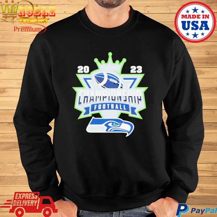 Seattle Seahawks Football NFL 2023 Championship Crown Logo Shirt