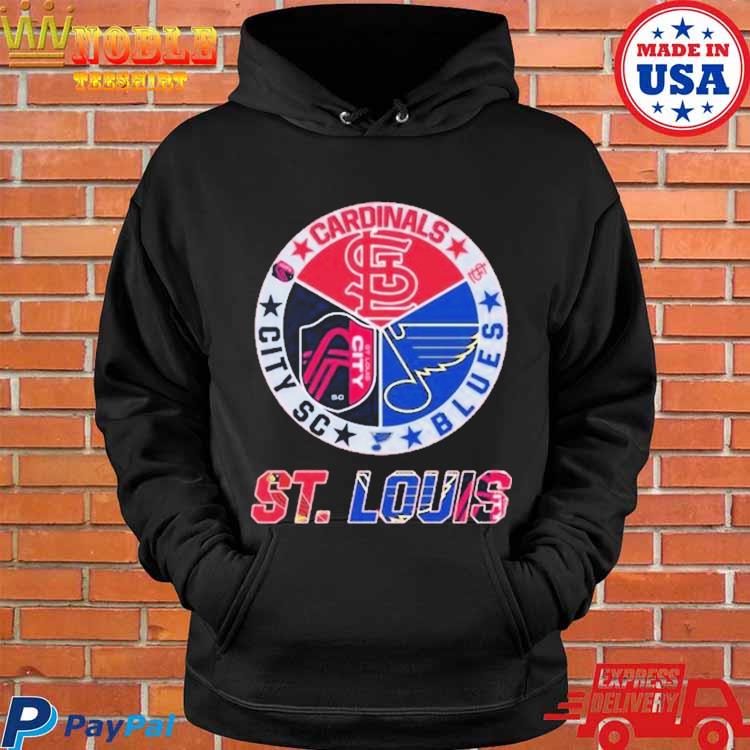 Official St louis cardinals city sc and blues 2023 T-shirt, hoodie, tank  top, sweater and long sleeve t-shirt