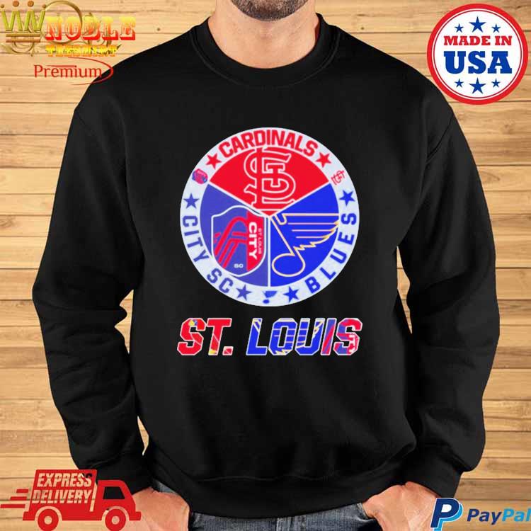 Official st louis cardinals city sc and blues shirt, hoodie, sweater, long  sleeve and tank top