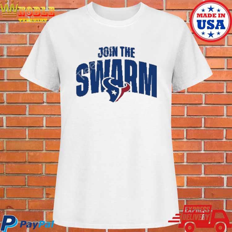 Official Texans team shop join the swarm houston texans T-shirt, hoodie,  tank top, sweater and long sleeve t-shirt